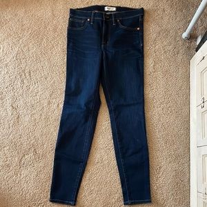 NWOT Madewell Tencel 9” High Rise Skinny Jeans